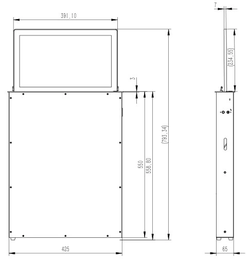 ODM Paperless Meeting Room Conference System Pop up Hidden Computer LCD Desk TV Monitor Motorized Lift