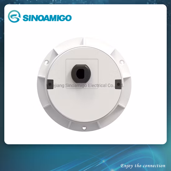 Sinoamigo Runde Tischsteckdose mit USB-Ladegerät Typ A+C